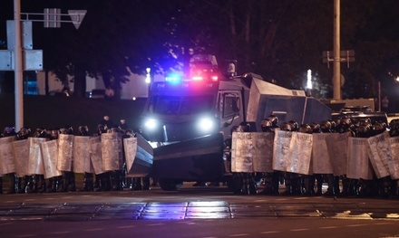 МВД Белоруссии сообщило об одном погибшем на протестах в Минске