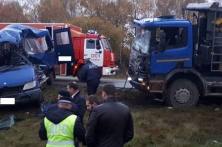 Число жертв аварии с микроавтобусом под Калугой увеличилось до пяти