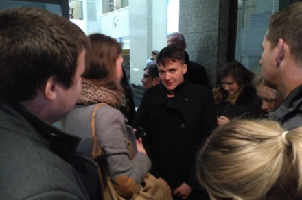Прокремлевские движения проигнорировали визит Савченко в Москву