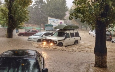 В Анапе ликвидировали последствия наводнения