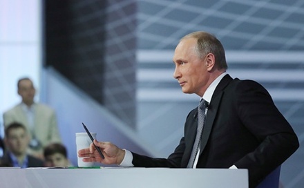 Прямая линия с Владимиром Путиным может пройти в июне