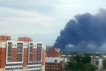 Пожар на Иркутском авиазаводе ликвидировали