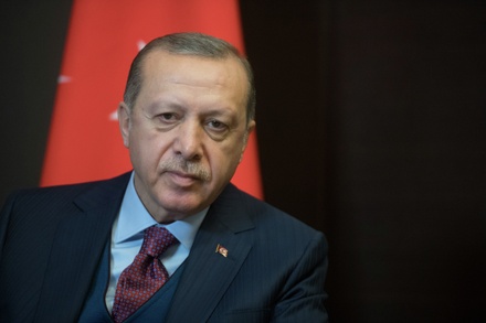 Эрдоган выразил соболезнования Путину в связи с гибелью лётчика в Сирии