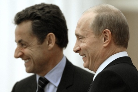 Путин и Саркози обсудят ситуацию в Сирии