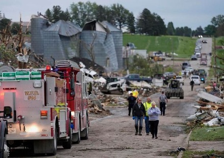 Четыре человека погибли и 35 пострадали из-за торнадо в штате Айова