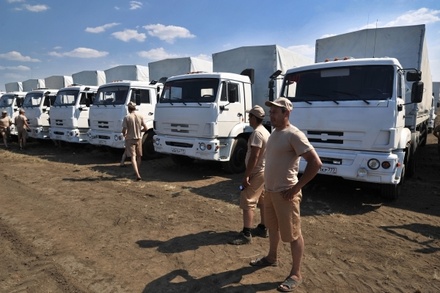 Гуманитарный конвой поедет по Украине без остановок 