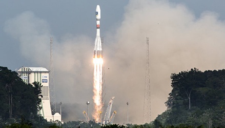Ракета-носитель «Союз» с испанским спутником успешно стартовала с космодрома Куру