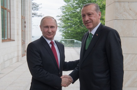 В Сочи началась встреча Владимира Путина и Реджепа Тайипа Эрдогана