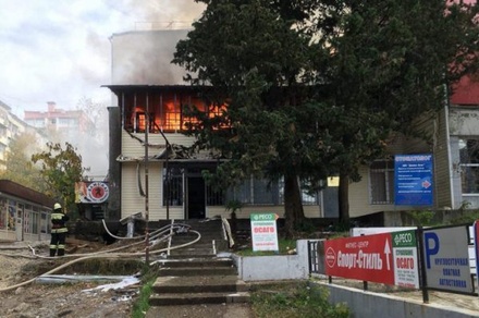 После пожара в Сочи госпитализированы 26 человек