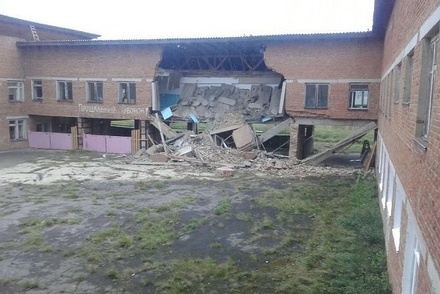 В Иркутской области обрушилось здание школы