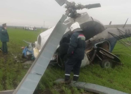 Следователи возбудили дело по факту гибели пилота при крушении Ми-2 на Кубани