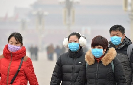 В Пекине содержание вредных частиц в воздухе превысило норму в 22 раза