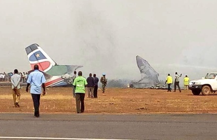 В Южном Судане разбился пассажирский самолёт