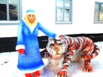 В колониях Свердловской области прошёл конкурс снежных скульптур