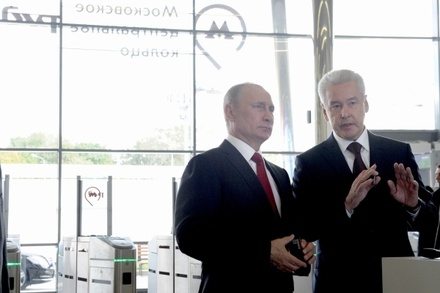 Путин и Собянин открыли движение по Московскому центральному кольцу