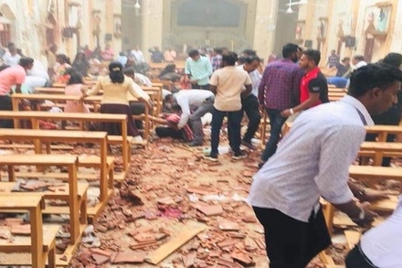 В церквях и отелях на Шри-Ланке прогремело 6 взрывов