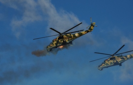 В Минобороны не комментируют сообщения о присутствии военных вертолётов РФ в Сирии