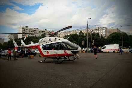 Пострадавшего в ДТП на юго-западе Москвы эвакуировали на вертолёте