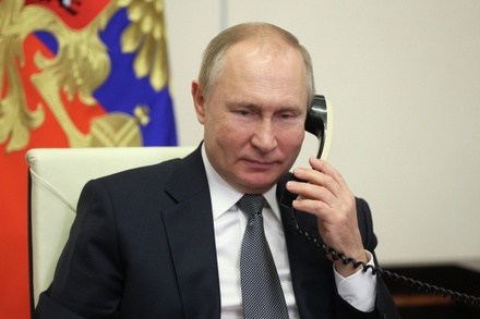 Владимир Путин с начала года провёл уже 140 телефонных бесед