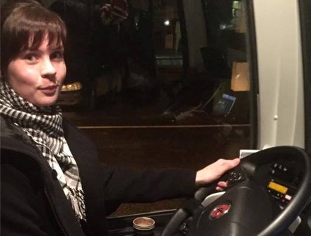 В Эстонии пассажирка автобуса села за руль вместо нетрезвого водителя