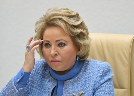 Валентина Матвиенко назвала причину отставки иркутского губернатора
