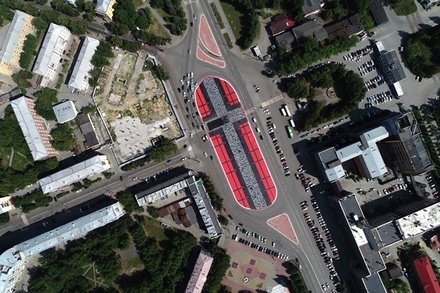 «Супрематический крест» в Екатеринбурге перерисуют в ближайшее время