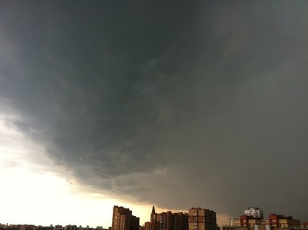 Синоптики: завтра в Москве пройдёт самый мощный за полвека ливень