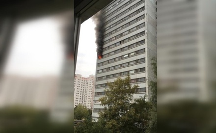 Пожар в общежитии на юго-востоке Москвы потушен
