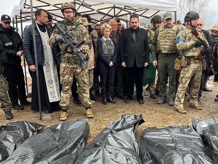 Европейские политики посетили Бучу в Киевской области