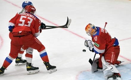 Сборная России по хоккею обыграла чехов в матче Кубка Первого канала