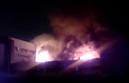 Пожар на складе стройматериалов в подмосковном Королёве ликвидирован