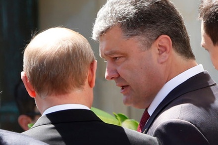 Путин и Порошенко высказались за прекращение боёв на юго-востоке