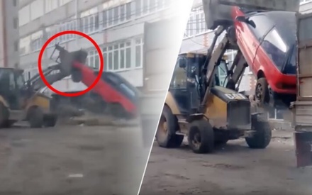 Власти Краснодара разъяснили «эвакуацию» автомобиля трактором