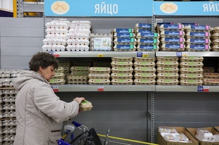 Мосстат оценил динамику цен на яйца в столице