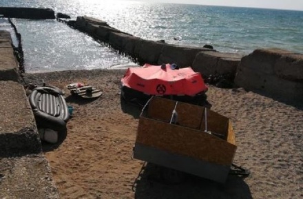 В Крыму оштрафовали туриста за самоизоляцию в палатке на пляже