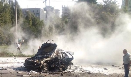 В Киеве взорван автомобиль