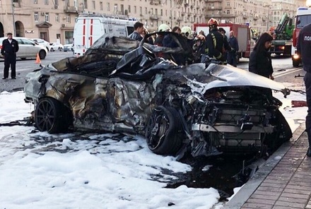 Смертельное ДТП в центре Москвы устроил водитель Mercedes AMG