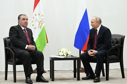 Владимир Путин провёл переговоры с президентом Таджикистана