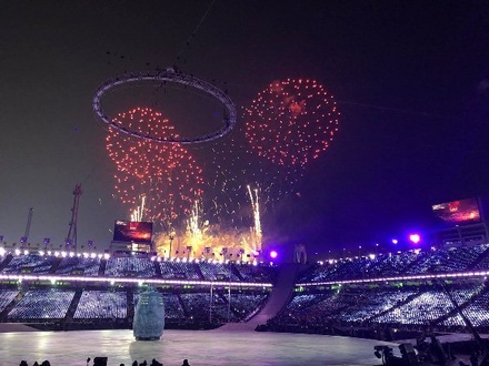 В Пхёнчхане началась церемония открытия XXIII зимних Олимпийских игр