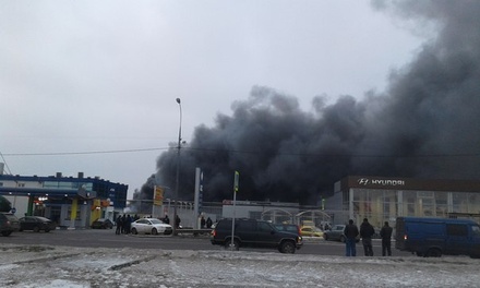 Пожар на складе в Москве локализован