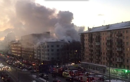 Пожар в здании в центре Москвы локализован
