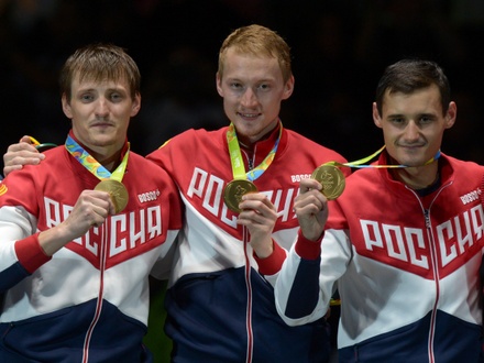 Рапиристы принесли России пятую золотую медаль на Играх в Рио