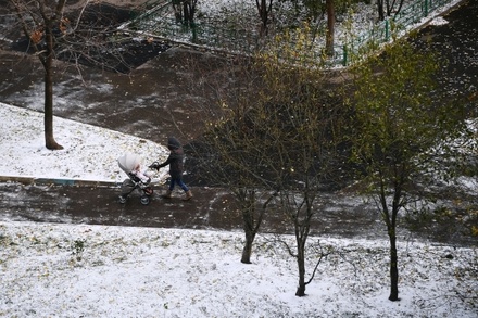 Синоптики прогнозируют снег и сильный ветер в европейской части России
