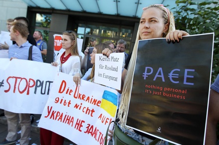 Журова сравнила отказ Украины от сессии ПАСЕ с отказом команды от Олимпиады