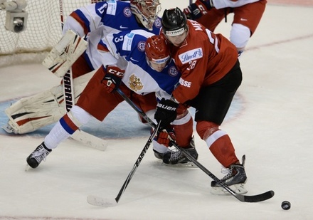 Сборная России по хоккею обыграла Швейцарию в овертайме