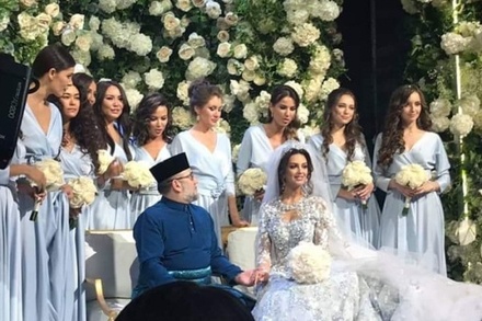 Король Малайзии женился на «Мисс Москва-2015»