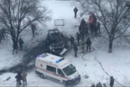 Взрывное устройство на автомобиле в Луганске было установлено под сидением водителя