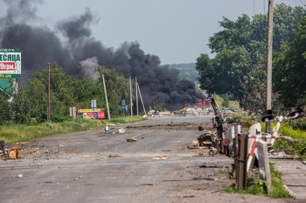 На одном из КПП на границе Украины и России начался бой 