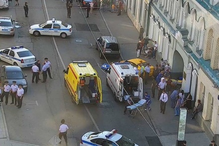Сбивший толпу пешеходов в Москве таксист был трезв