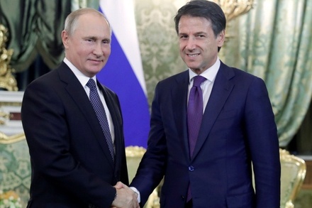 Премьер-министр Италии пригласил Путина в ближайшее время посетить Рим